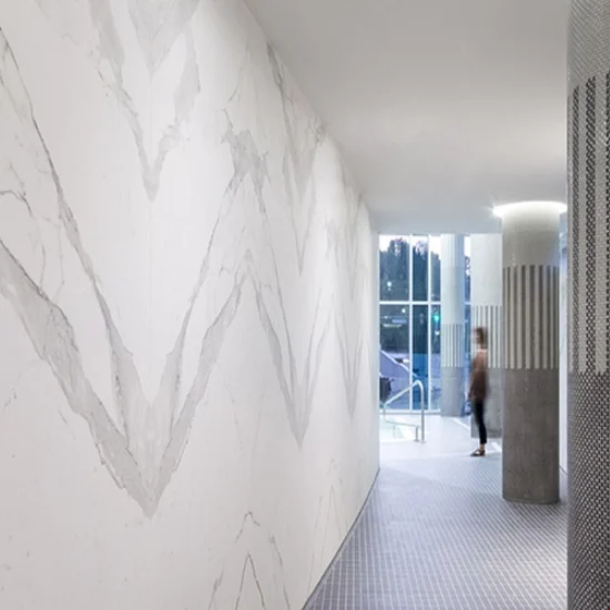 Commercial porcelain application in a high-traffic environment